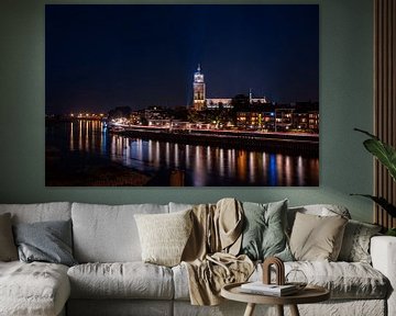 Deventer aangezicht in de nacht van Royvs Fotografie