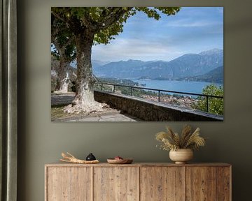 Uitzicht op het Lago di Como (Italie) van Rick Van der Poorten