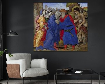 Filippino Lippi, Die Begegnung von Joachim und Anna vor dem Goldenen Tor von Jerusalem, 1497
