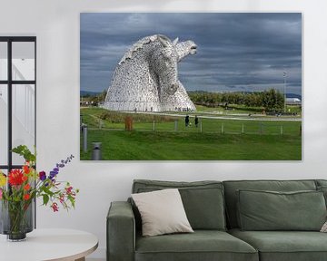 Kelpies in Falkirk Helix Park in Schotland van HG (Huub) van der Zee