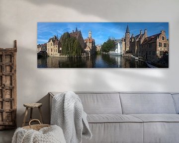 Scène de la ville de Bruges sur Roy Manuhutu