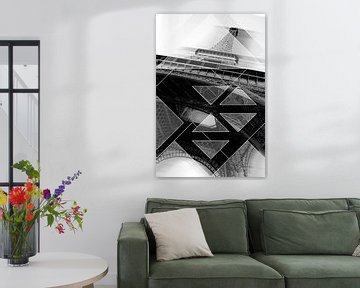 Der Eiffelturm in Paris als Digital Arts - monochrome von berbaden photography
