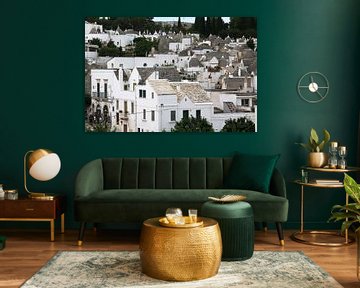 The rooftops of Alberobello