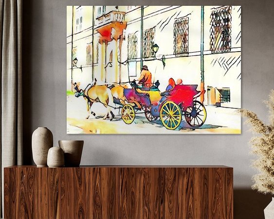 Example of the artwork in a room