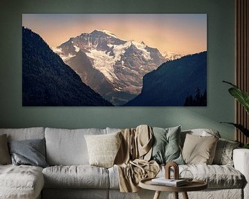 Panorama van het Berner Oberland van Henk Meijer Photography