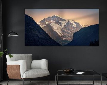 Panorama van het Berner Oberland van Henk Meijer Photography