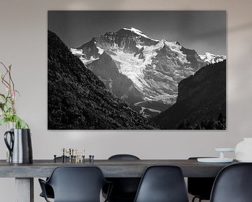 Berner Oberland in Schwarz und Weiß von Henk Meijer Photography