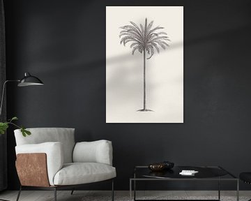 Palm Tree Drawing no. 2 by Apolo Prints