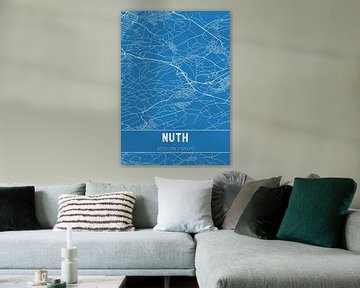 Blauwdruk | Landkaart | Nuth (Limburg) van Rezona