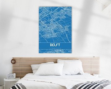 Blueprint | Map | Delft (South Holland) by Rezona