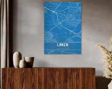 Blueprint | Map | Laren (North Holland) by Rezona