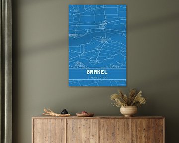 Blueprint | Map | Brakel (Gelderland) by Rezona