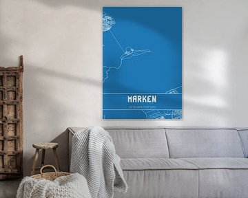 Blueprint | Map | Marken (North Holland) by Rezona