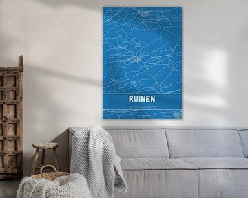 Blueprint | Carte | Ruinen (Drenthe) sur Rezona