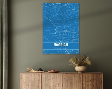 Blueprint | Map | America (Limburg) by Rezona