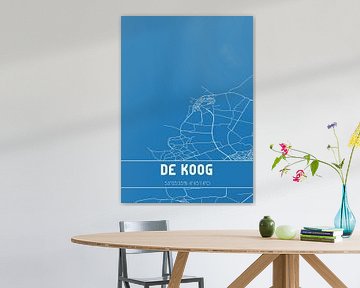 Blueprint | Map | De Koog (North Holland) by Rezona