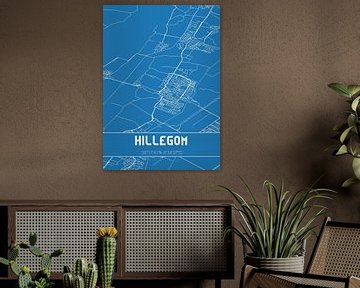 Blueprint | Map | Hillegom (South Holland) by Rezona