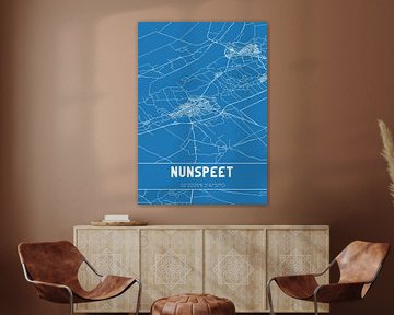 Blueprint | Map | Nunspeet (Gelderland) by Rezona