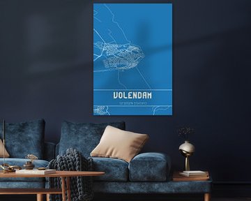 Blueprint | Map | Volendam (North Holland) by Rezona