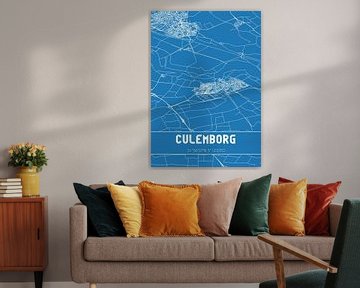 Blueprint | Carte | Culemborg (Gueldre) sur Rezona