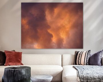 Couverture nuageuse spectaculaire