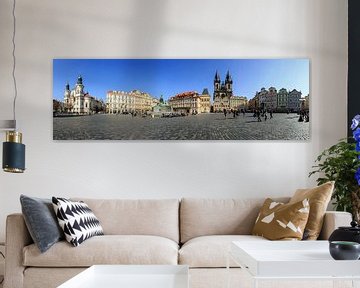 Prague - Old Town Square (panorama) by Frank Herrmann