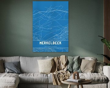 Blueprint | Map | Merkelbeek (Limburg) by Rezona