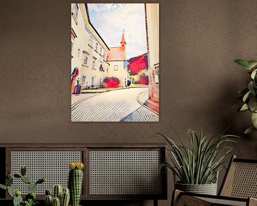 Example of the artwork in a room