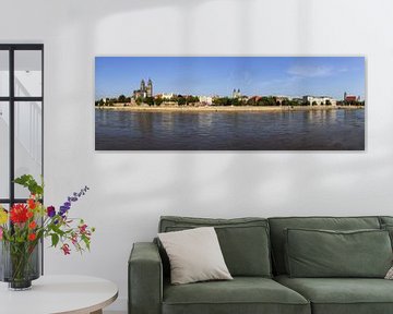 Magdeburg Panorama van Frank Herrmann