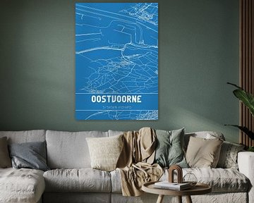 Blueprint | Map | Oostvoorne (South Holland) by Rezona