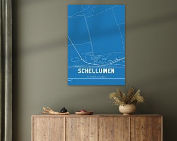 Blueprint | Map | Schelluinen (South Holland) by Rezona