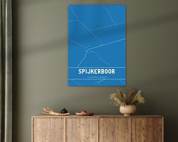 Blueprint | Carte | Spijkerboor (Drenthe) sur Rezona