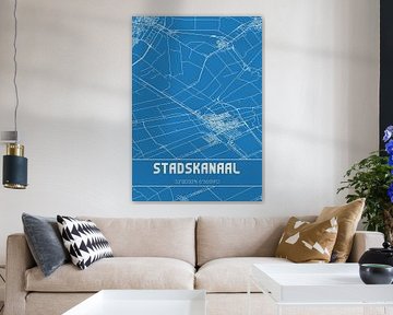 Blueprint | Map | Stadskanaal (Groningen) by Prints of Place