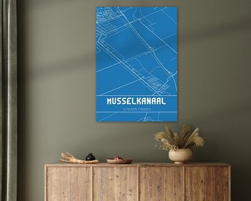 Blueprint | Carte | Musselkanaal (Groningen) sur Rezona