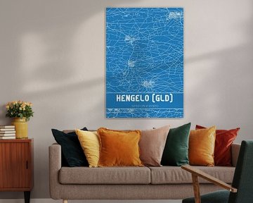 Blueprint | Carte | Hengelo (Gld) (Gelderland) sur Rezona