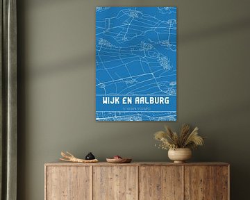 Blueprint | Map | Wijk en Aalburg (North Brabant) by Rezona