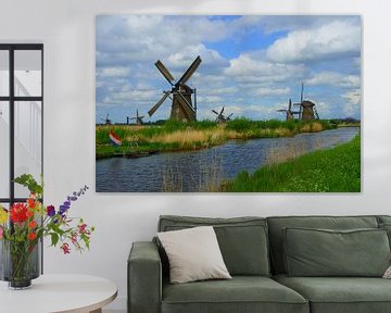 Molens in Kinderdijk by Michel van Kooten