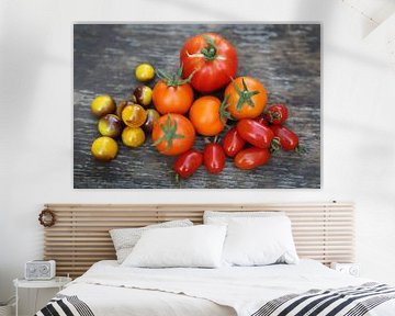 Stilleven met tomaten van Karina Baumgart