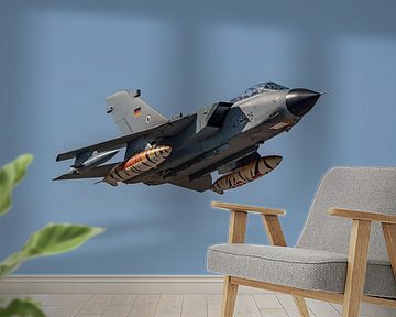Hochgeschwindigkeitsüberflug deutsche Panavia Tornado. von Jaap van den Berg