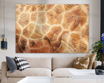 Holz und Giraffe von Martijn Wams