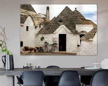 Trulli cottages in Alberolbello, Italy