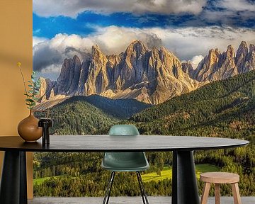 Blick auf die Geislerspitzen