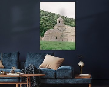 Photo analogique de l'Abbaye Notre-Dame de Sénanque sur Alexandra Vonk