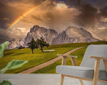 Seiser Alm unterm Regenbogen