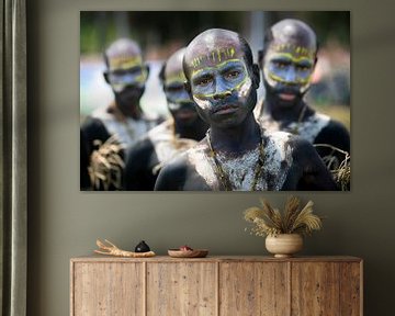 "Papua-Neuguinea Jiwaka Festival" von Albert van de Meerakker