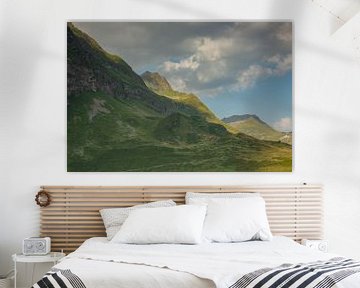 Berglandschap bij het Cadagnomeer in Ticino Zwitserland