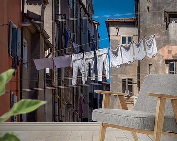 Wäsche an der Leine in Italien von Animaflora PicsStock