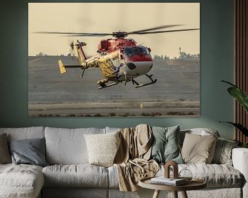 Hélicoptère Dhruv de l'équipe Sarang Display de l'Inde. sur Jaap van den Berg