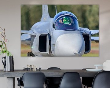 Saab JAS 39 Gripen der ungarischen Luftstreitkräfte. von Jaap van den Berg