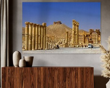 Palmyra: de verwoeste stad met de citadel van Ingo Paszkowsky